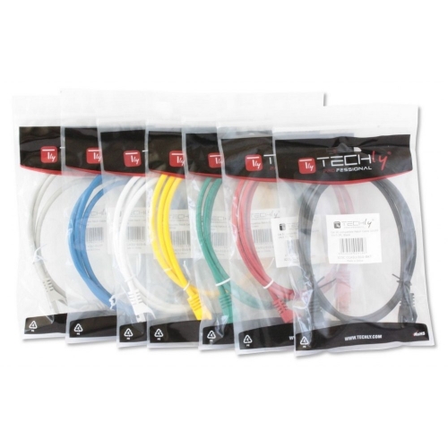 Kabel Krosowy Patchcord U/utp Cat6 0,5m Biały 100% Miedź